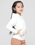 Little M Quilting Strap Applique Girls Jacket