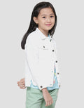Little M Twill Basic Kantong 2 Jaket Anak Perempuan
