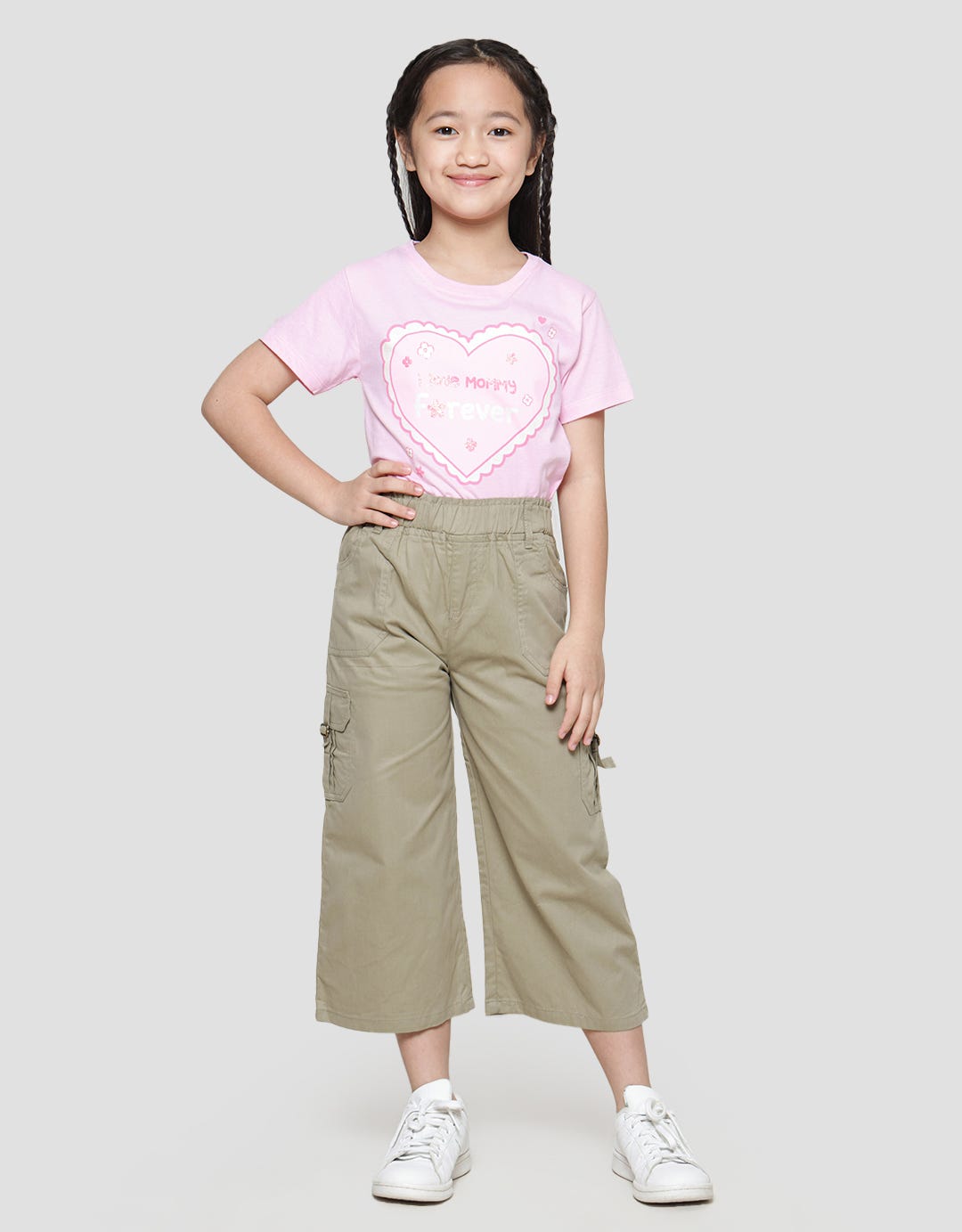 Little M Paperbag Cargo Celana Anak Perempuan