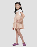 Little M Polkadot Midi Dress Overall Anak Perempuan