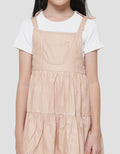 Little M Polkadot Midi Dress Overall Anak Perempuan