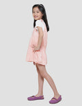 Little M Woven Polkadot Midi Dress Overall Anak Perempuan