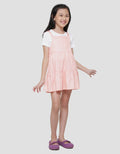 Little M Woven Polkadot Midi Dress Overall Anak Perempuan