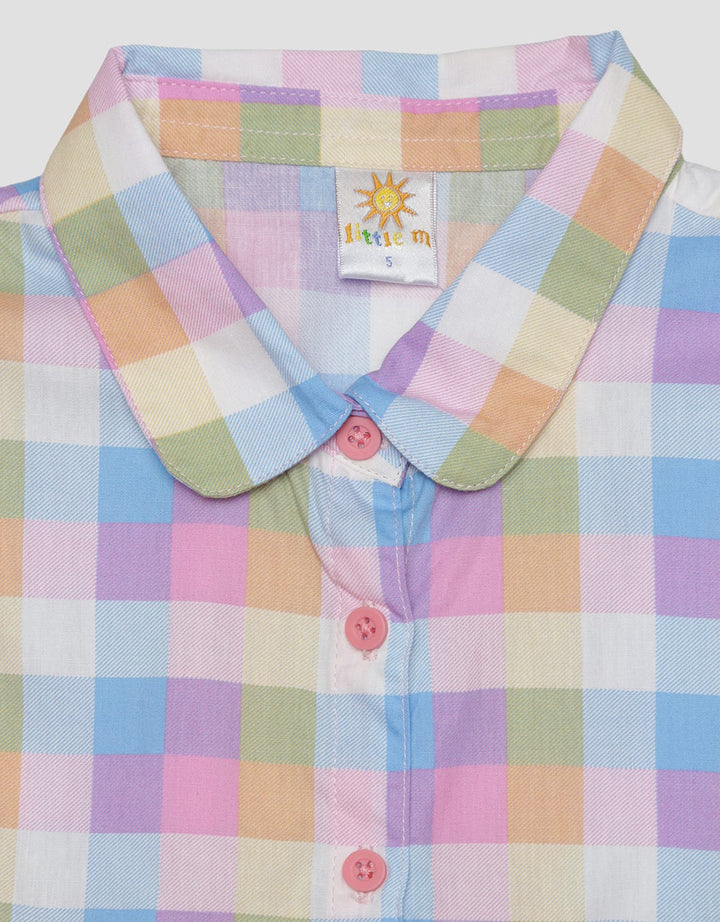 Little M Ruffle Sleeve Dress Anak Perempuan