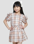 Little M Kotak Pita Midi Dress Anak Perempuan