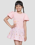 Little M Baloon Cat Dress Anak Perempuan