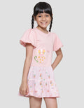 Little M Baloon Cat Dress Anak Perempuan