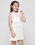 Little M Bunny Patch Midi Dress for Girls
