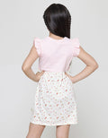 Little M Bunny Patch Midi Dress for Girls