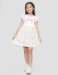 Little M Bunny Patch Midi Dress for Girls