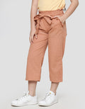 Little M Celana Panjang Kulot Wide Leg With Belt Anak Perempuan