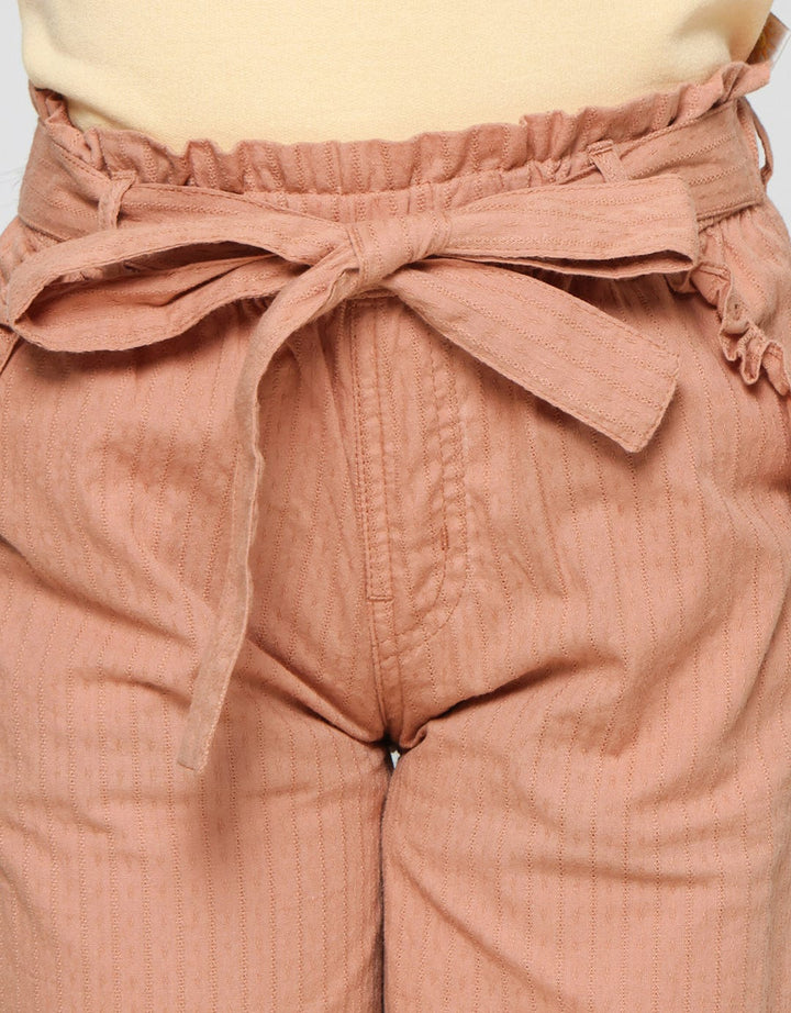 Little M Celana Panjang Kulot Wide Leg With Belt Anak Perempuan