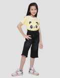 Little M Wide Leg Paperbag Belt Celana Kulot Anak Perempuan