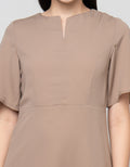 Cardinal Femme V-Neck Dress Wanita