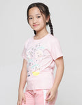 Little M Kaos Lengan Pendek Anak Perempuan Print Unicorn