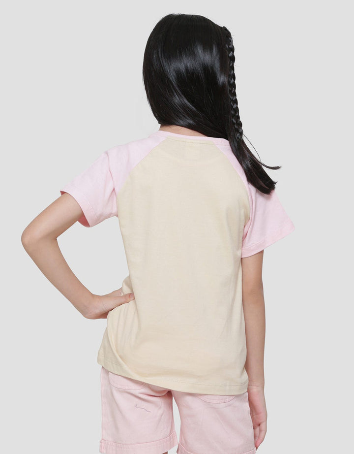 Little M Cat Pocket Kaos Anak Perempuan