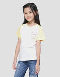 Little M Bear Pocket Girls T-Shirt