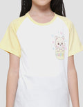 Little M Bear Pocket Girls T-Shirt