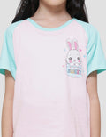 Little M Rabbit Pocket Kaos Anak Perempuan