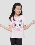Little M Cat Bus Kaos Anak Perempuan