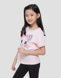 Little M Cat Bus Kaos Anak Perempuan