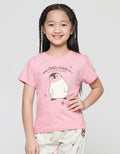 Little M Penguin Lookin Kaos Anak Perempuan