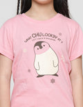 Little M Penguin Lookin Kaos Anak Perempuan