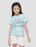 Little M Say Penguins Kaos Lengan Pendek Anak Perempuan