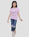 Little M My Bunny Leagues Kaos Lengan Pendek Anak Perempuan