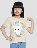 Little M Bloom Cat 1 Kaos Lengan Pendek Anak Perempuan