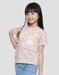Little M Line Bunny Kaos Lengan Pendek Anak Perempuan