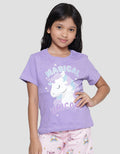 Little M Magical Unicorn Kaos Lengan Pendek Anak Perempuan