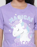 Little M Magical Unicorn Kaos Lengan Pendek Anak Perempuan