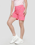 Little M Splash Stripe Girls Shorts
