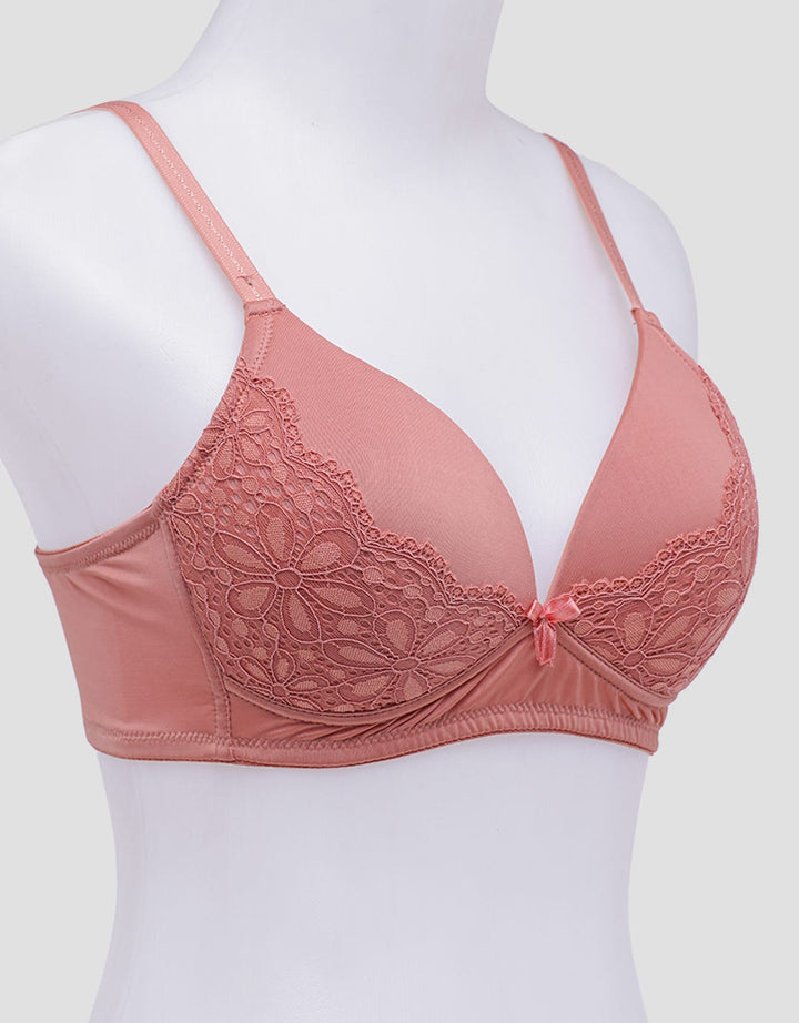 St. Yves Lace Non Push Up Regular Non Wire Bra for Women