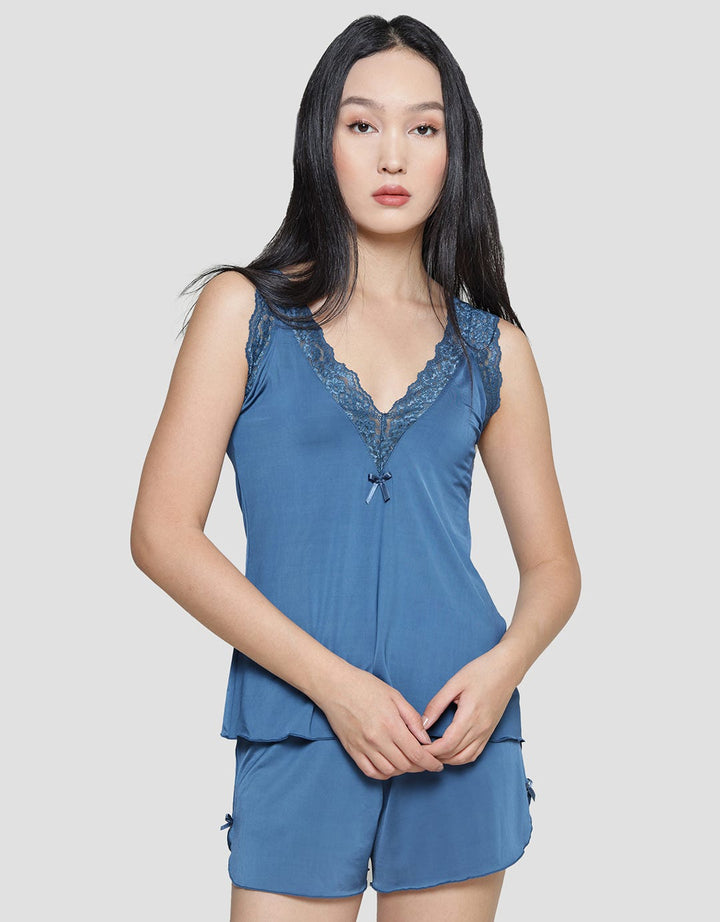 St. Yves Lingeri Lace V Neck With Women's Pants