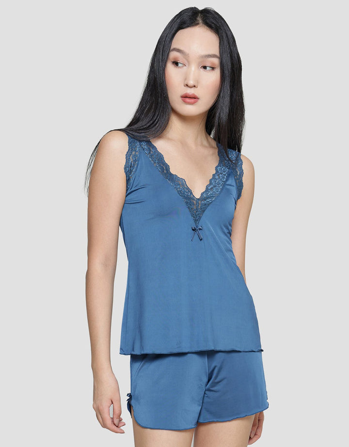 St. Yves Lingeri Lace V Neck With Women's Pants