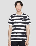 Gabs Stripped Print Kaos Casual Pria