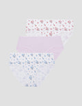 Nevada Women's Midi Pack Panties Flower Print