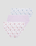 Nevada Women's Midi Pack Panties Flower Print