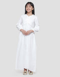 Sweet Miss Leb Modest Bordir Rompi Tassel Maxi Dress Anak Perempuan