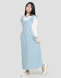 Sweet Miss Maxi Dress Leb Modest Bordir Rompi Anak Perempuan