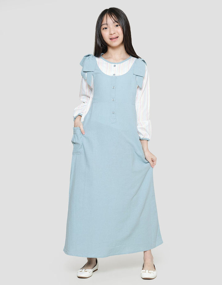 Sweet Miss Maxi Dress Leb Modest Bordir Rompi Anak Perempuan