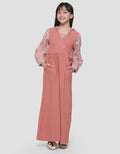 Sweet Miss Leb Modest Hoody Ontone Maxi Dress for Girls