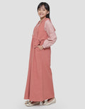 Sweet Miss Leb Modest Hoody Ontone Maxi Dress for Girls