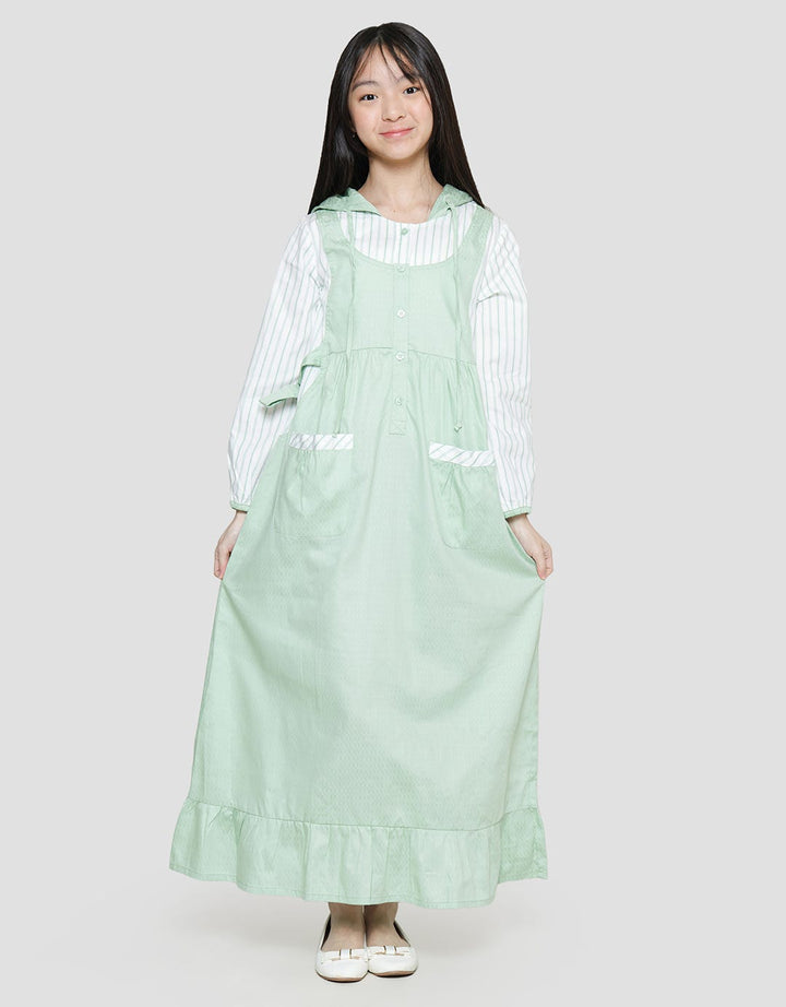 Sweet Miss Salur Dress Modest Anak Perempuan