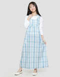 Sweet Miss Maxi Dress Leb Modest Kotak Anak Perempuan