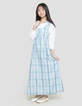 Sweet Miss Maxi Dress Leb Modest Kotak Anak Perempuan