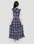 Sweet Miss Maxi Dress Modest Kotak Anak Perempuan