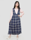 Sweet Miss Maxi Dress Modest Kotak Anak Perempuan